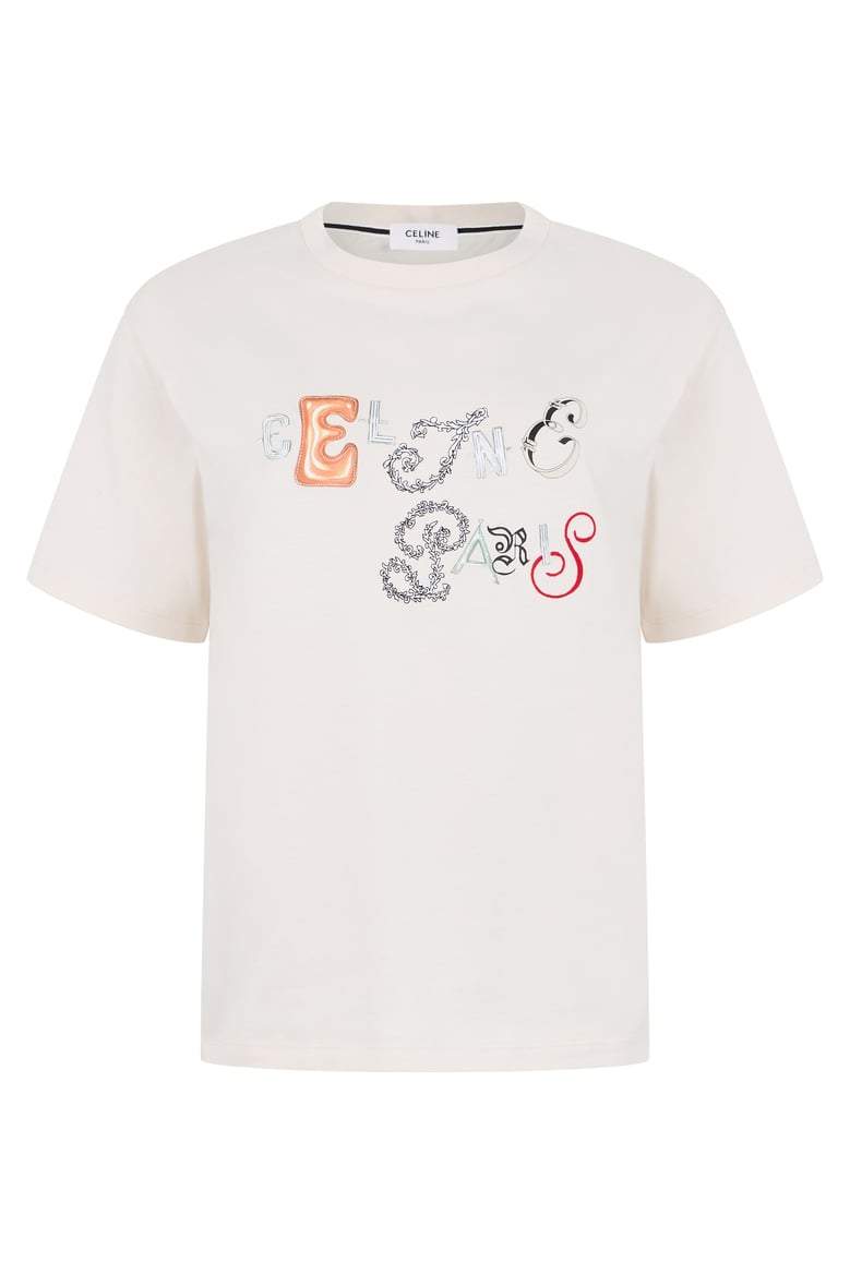 t-shirt cotton jersey cream by Selfnex