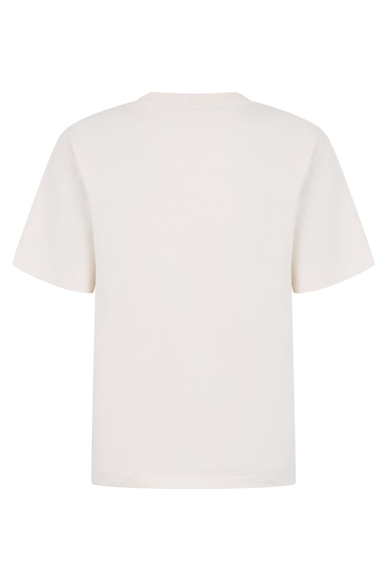 t-shirt cotton jersey cream by Selfnex