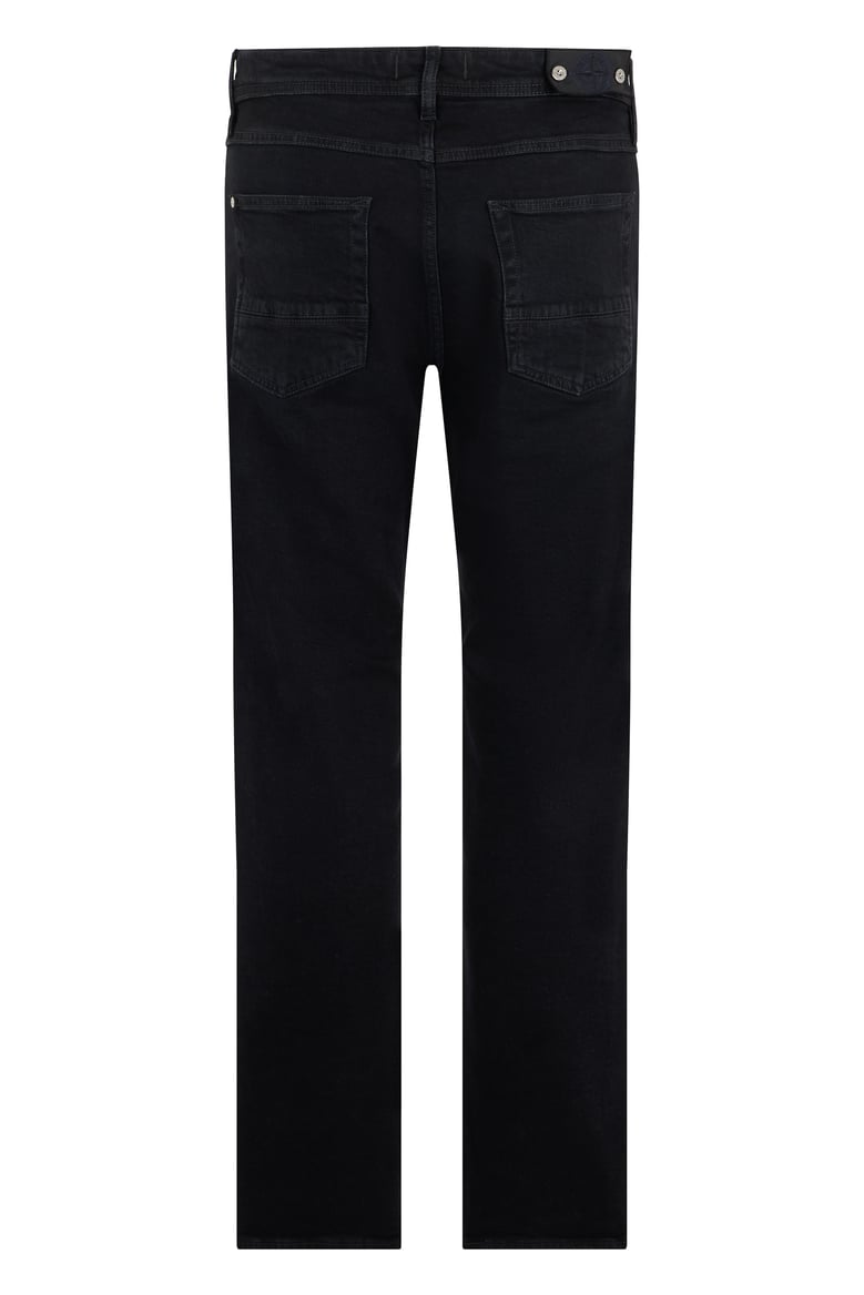 denim pants straight cut blue by Selfnex