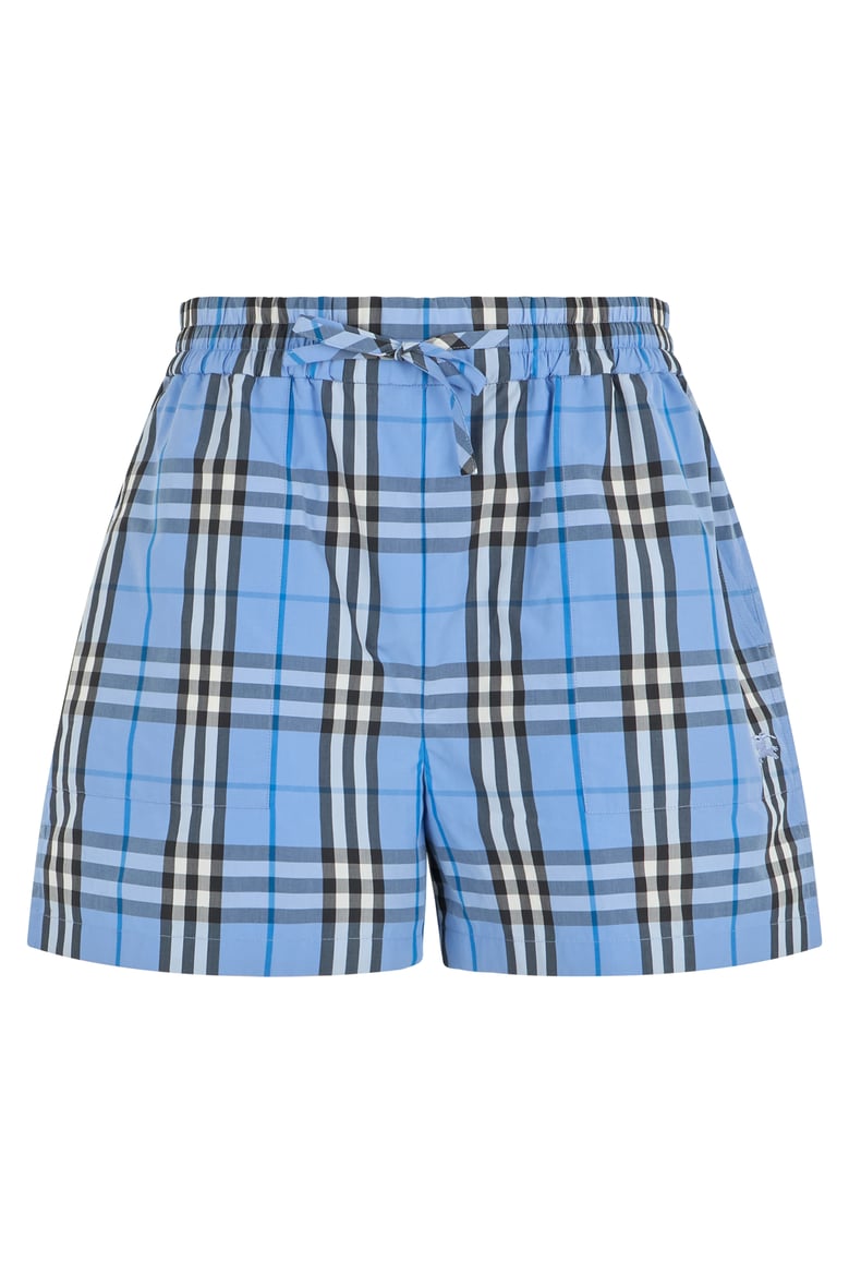 shorts light blue check by Selfnex