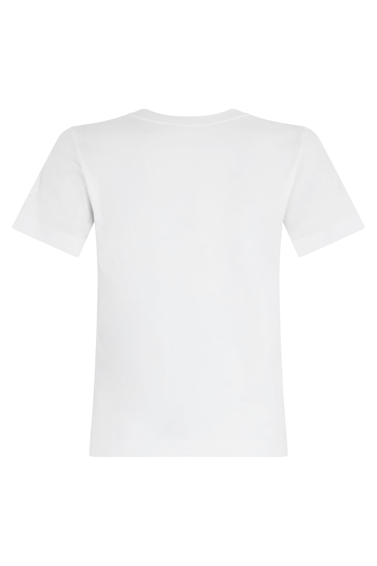 t-shirt with chest print white by Selfnex