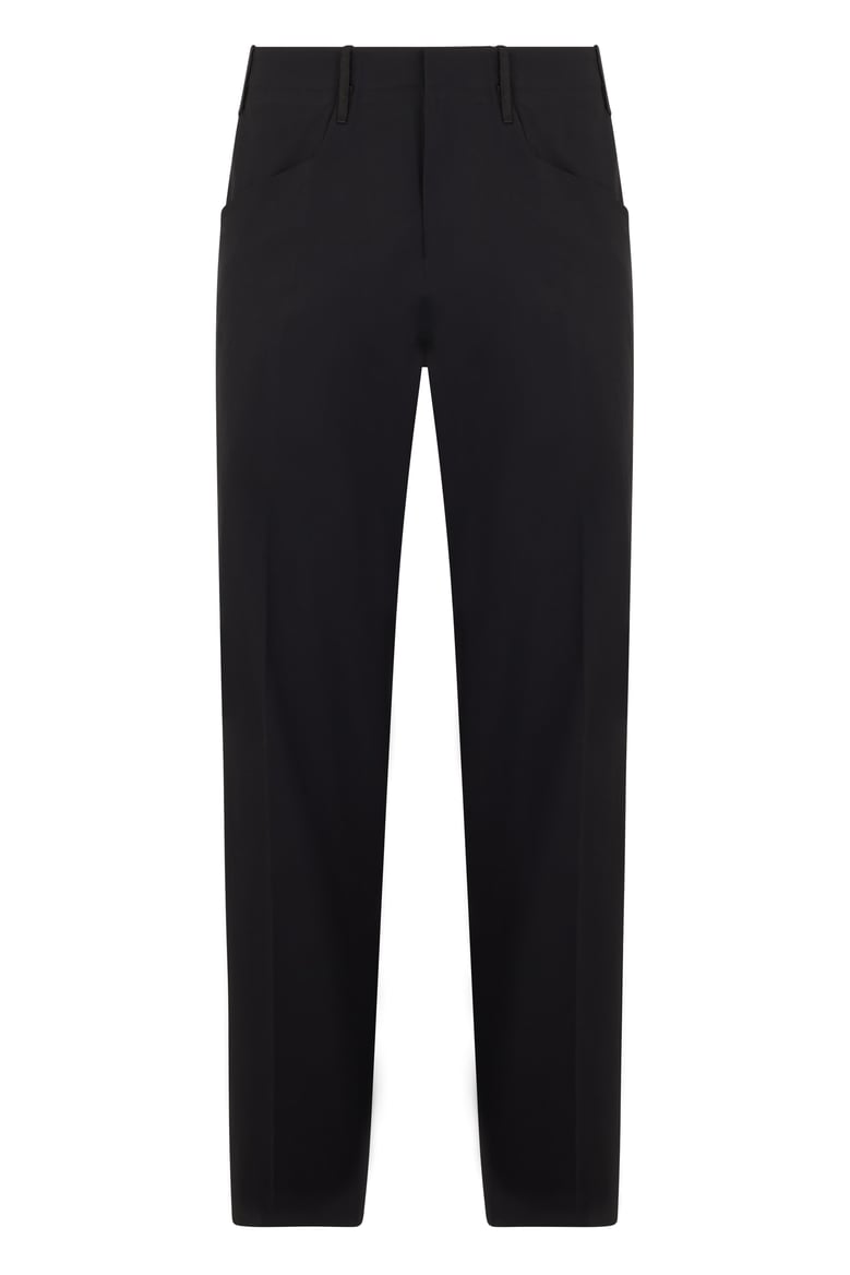 trousers straight black by Selfnex