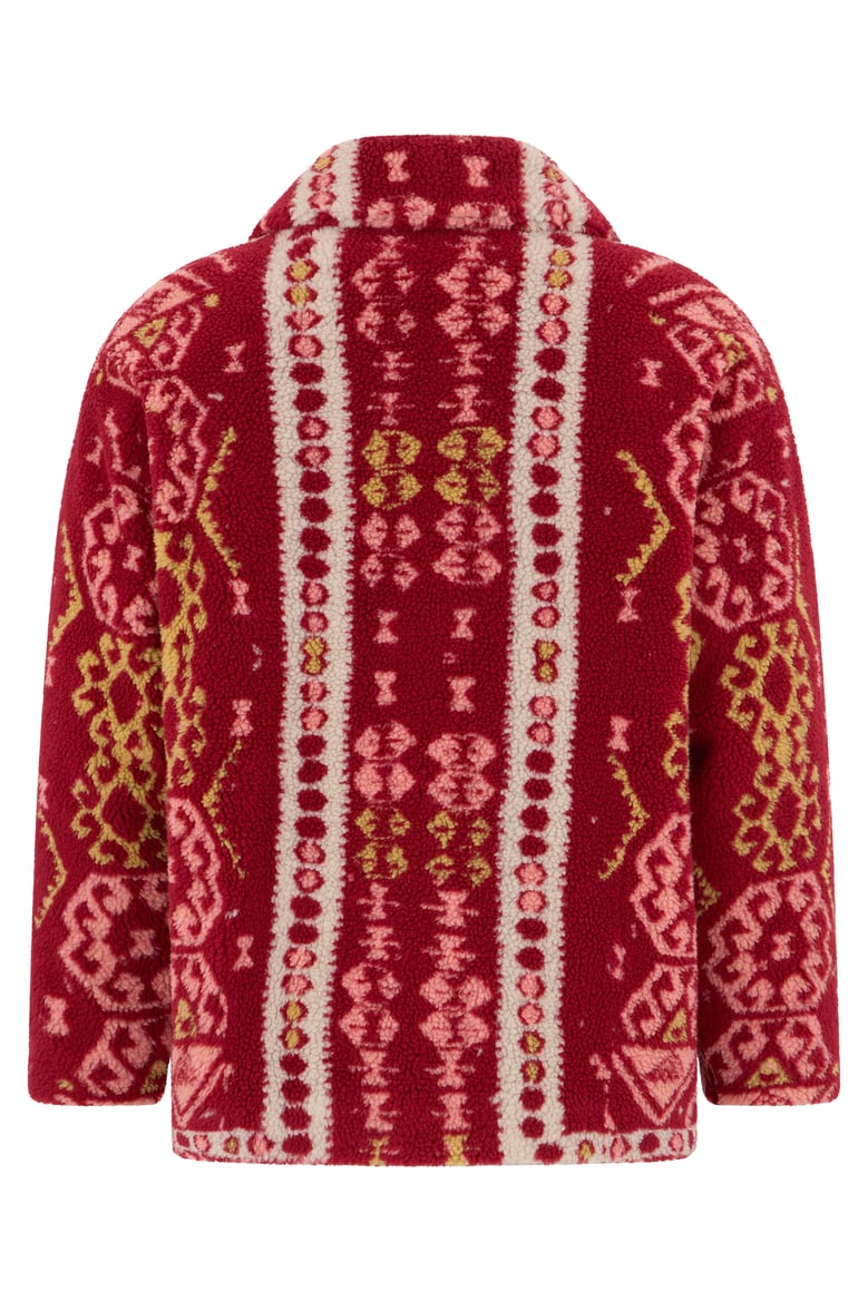 fleece jacket red by Selfnex