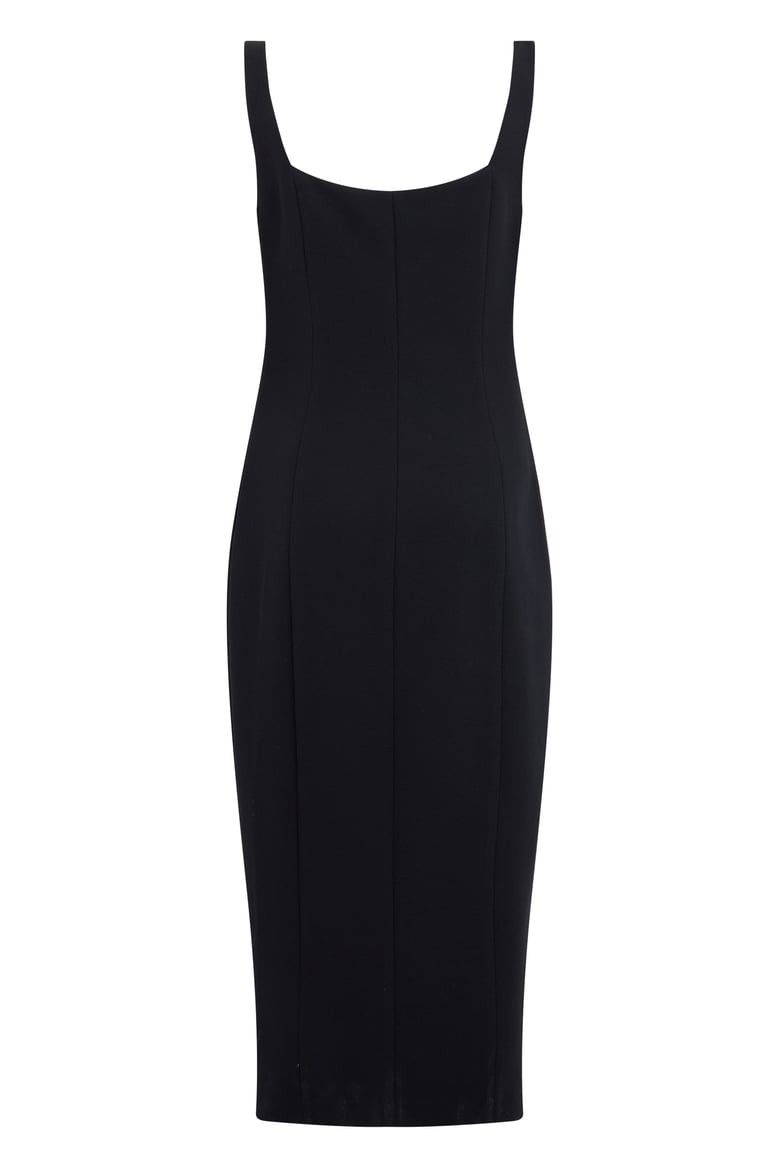 midi dress black by Selfnex
