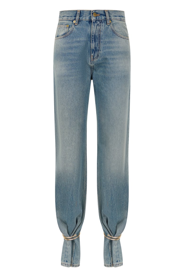 straight-leg jeans light blue by Selfnex