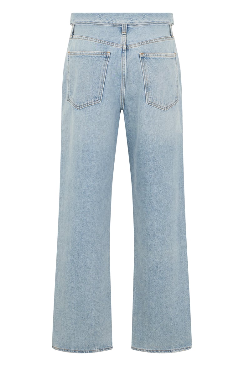 straight-leg jeans light blue by Selfnex
