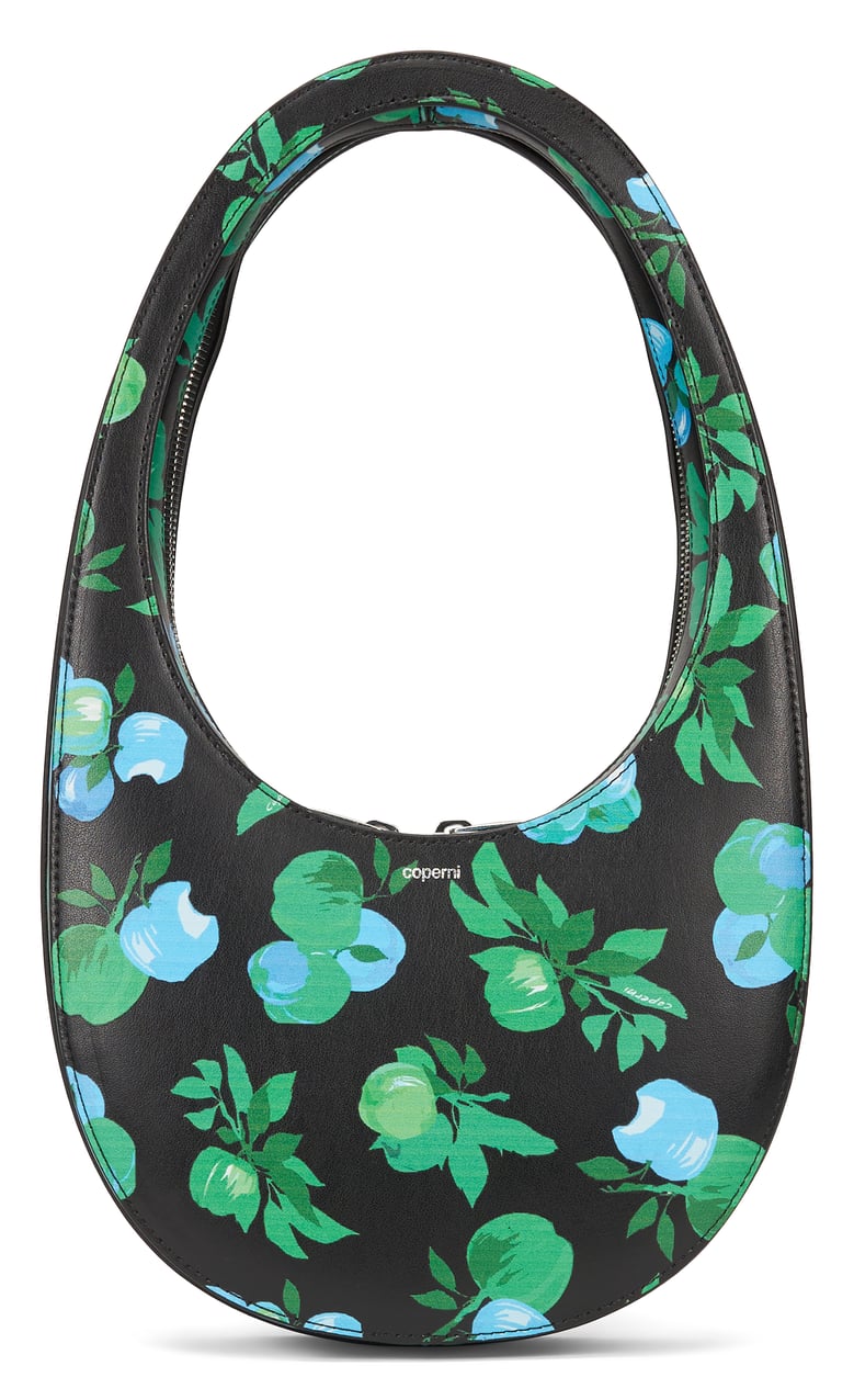 handbag swipe flora black by Selfnex