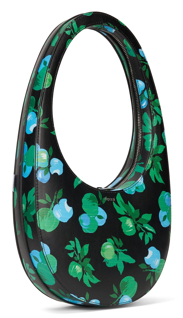 handbag swipe flora black by Selfnex