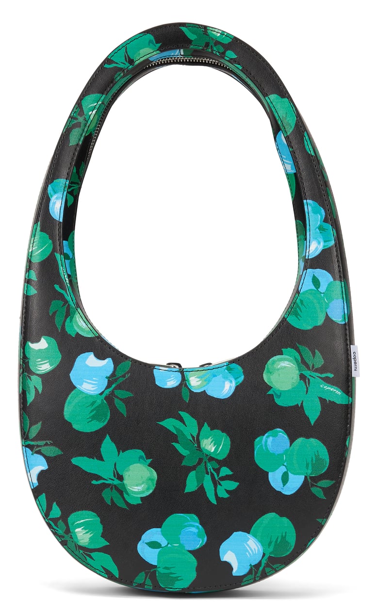 handbag swipe flora black by Selfnex