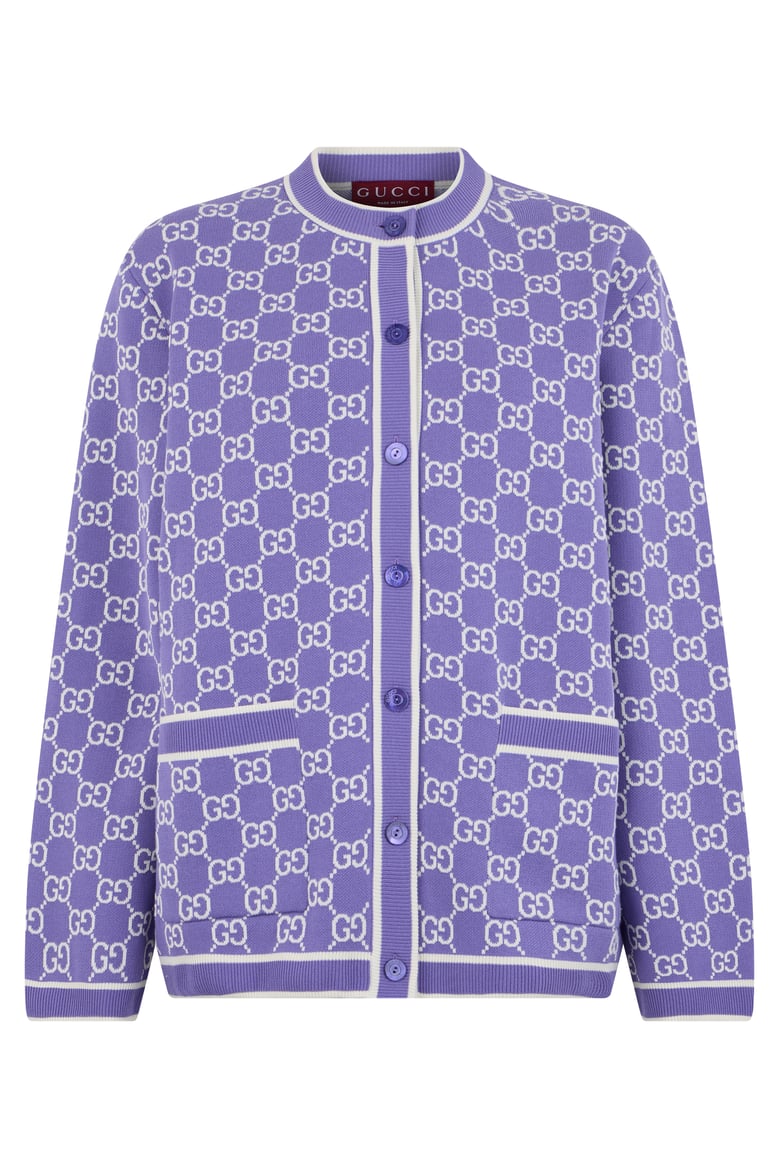 cardigan embroidered lilac by Selfnex
