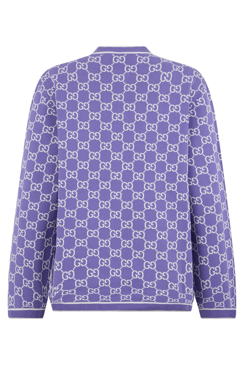 cardigan embroidered lilac by Selfnex