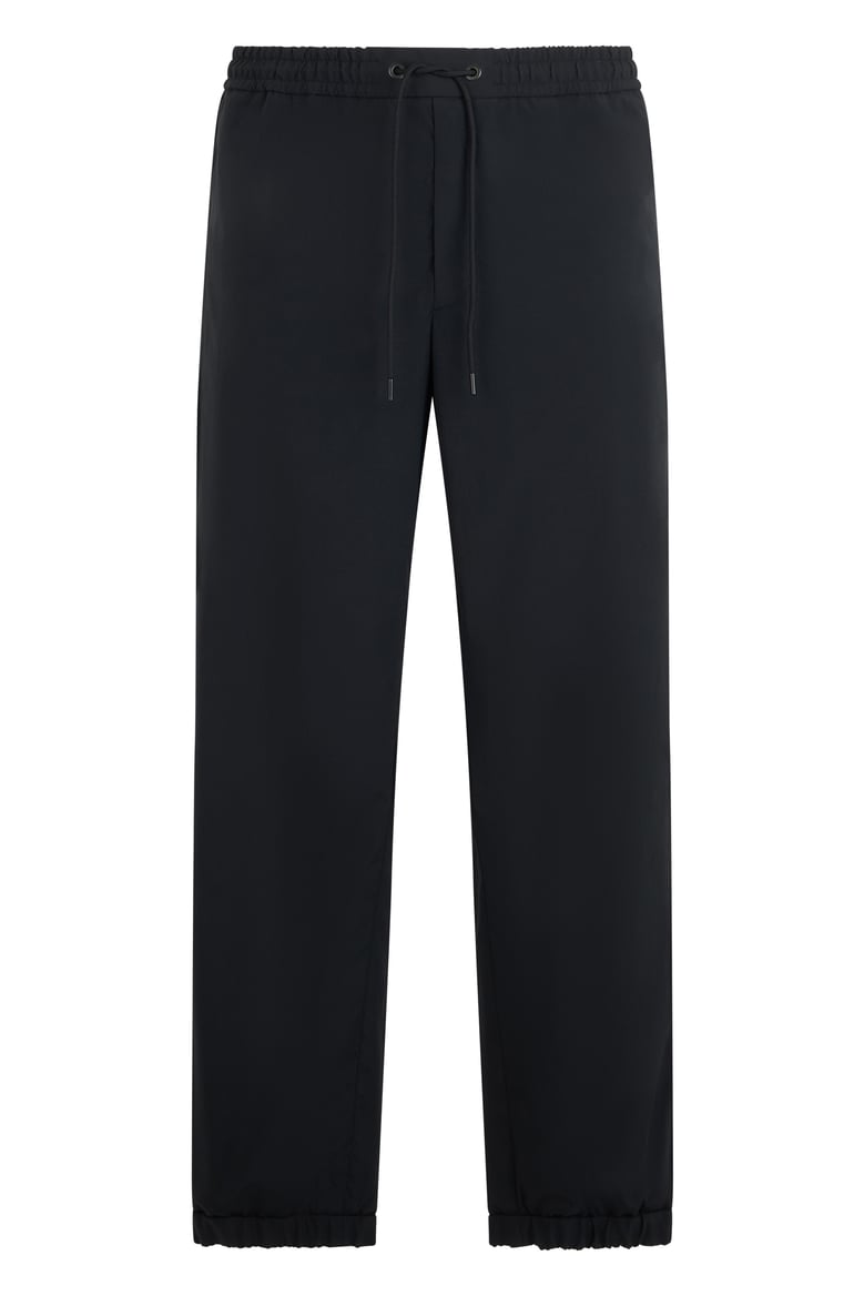 straight-cut trousers black by Selfnex