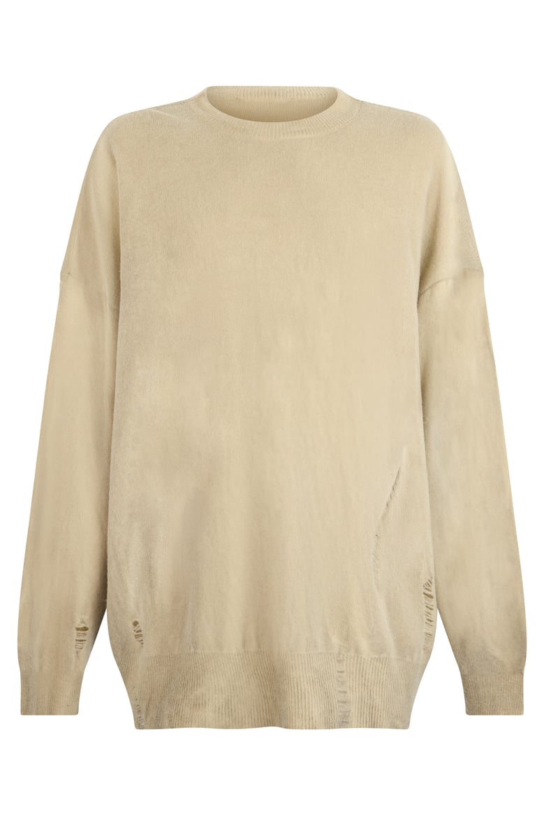wool sweater beige by Selfnex