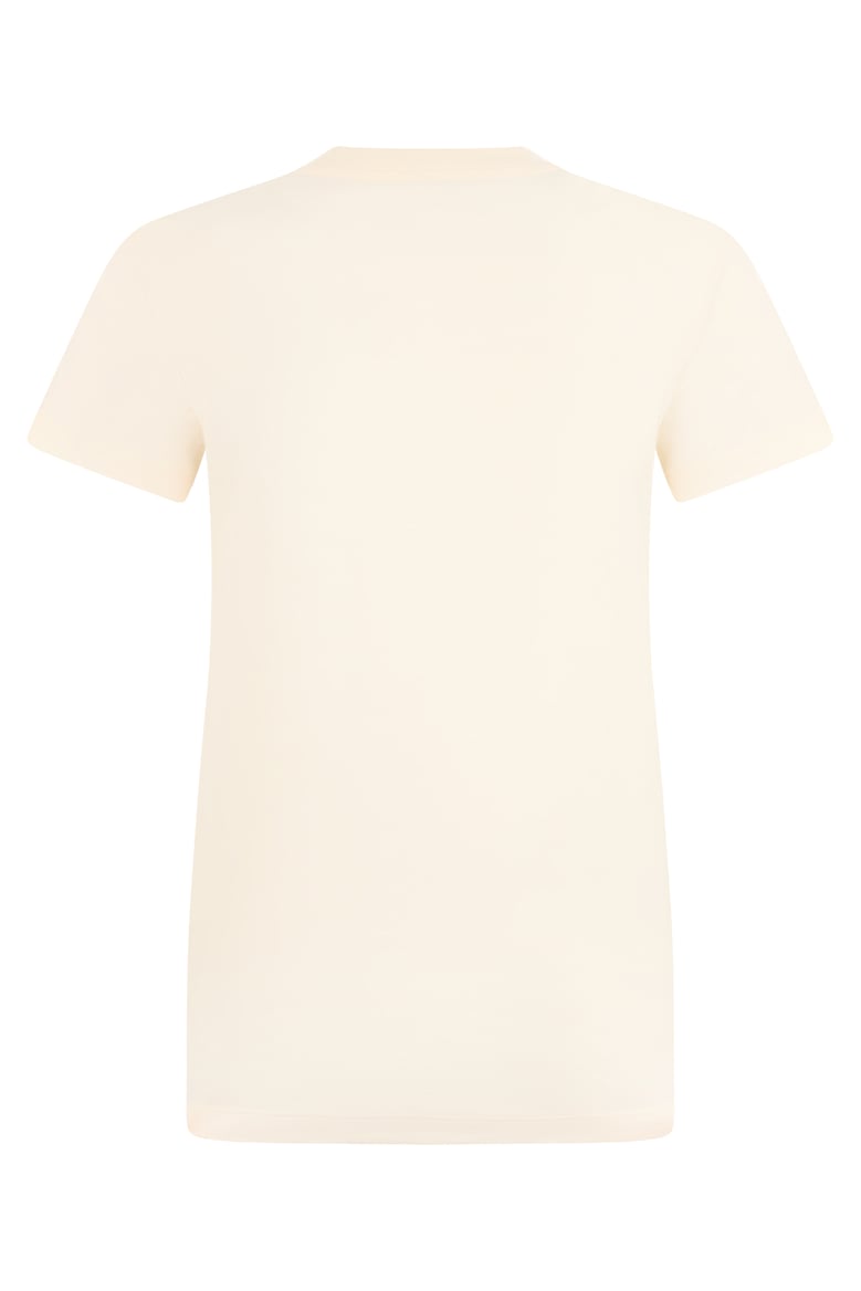 t-shirt embroidered ivory by Selfnex