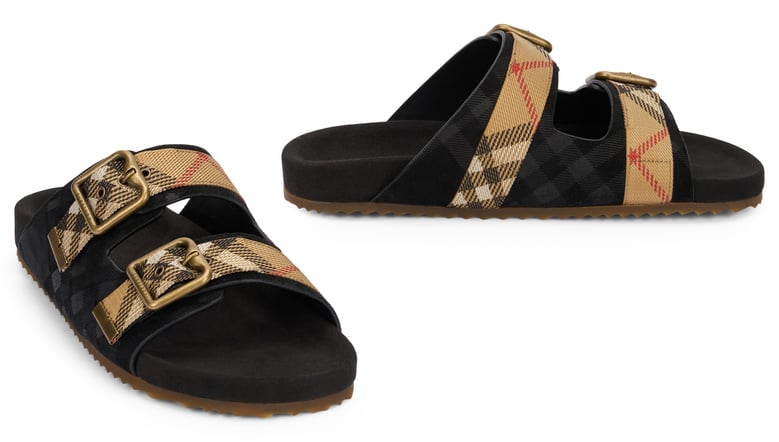 sandals black leather by Selfnex
