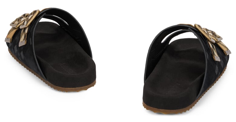 sandals black leather by Selfnex