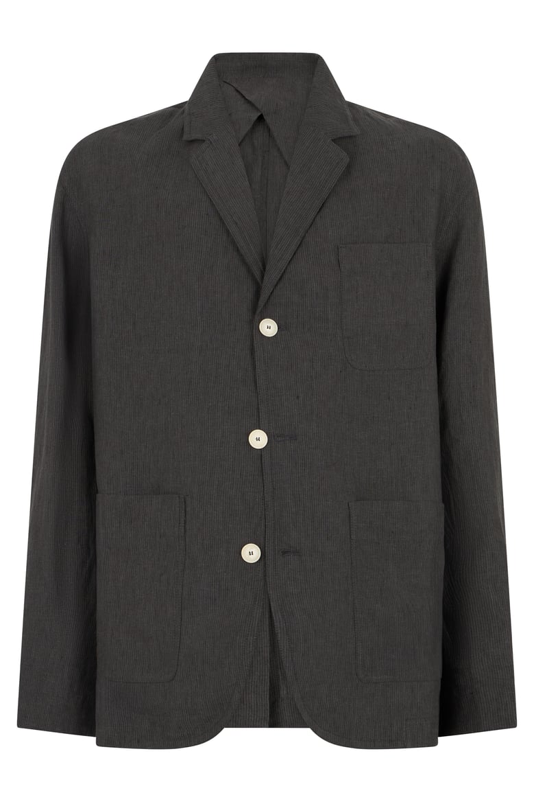 jacket single-breasted grey by Selfnex