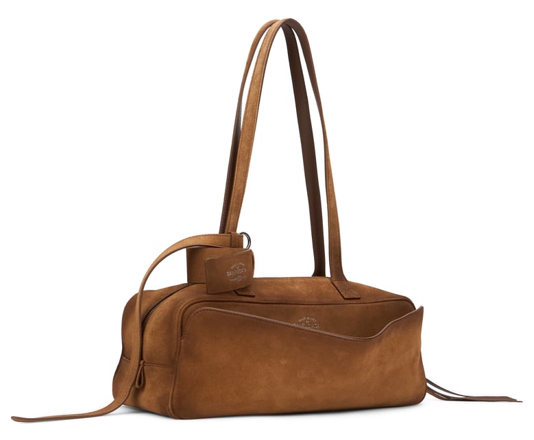 handbag carrie brown suede by Selfnex