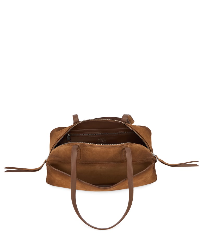 handbag carrie brown suede by Selfnex