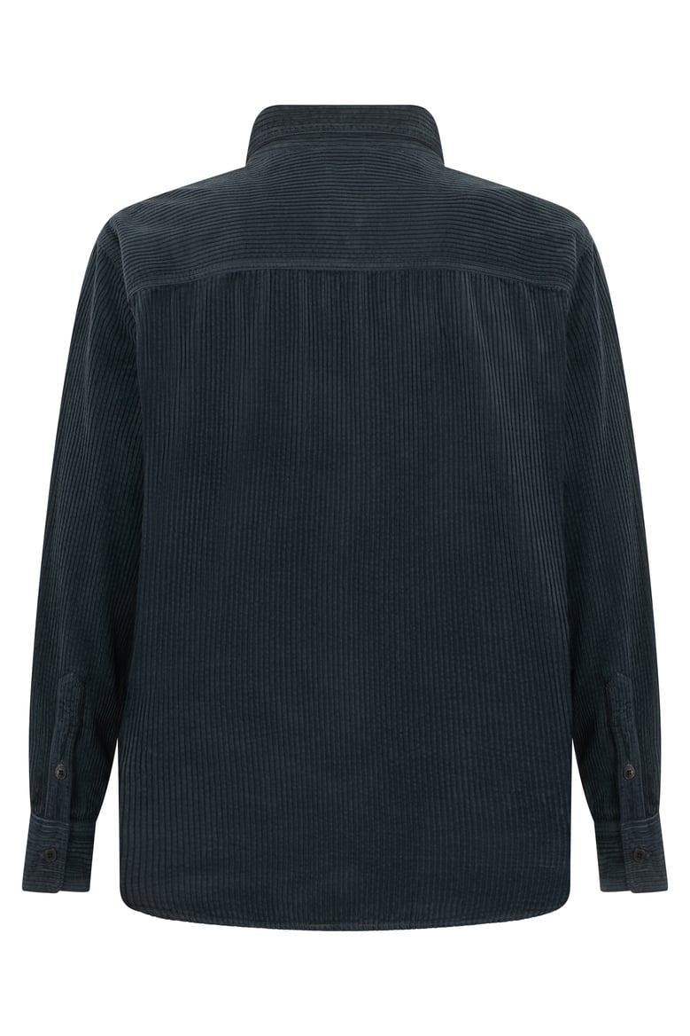 cord shirt blue by Selfnex