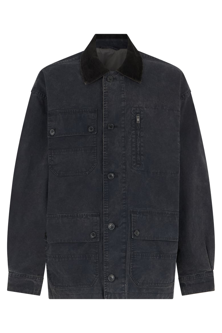 work jacket cotton black by Selfnex