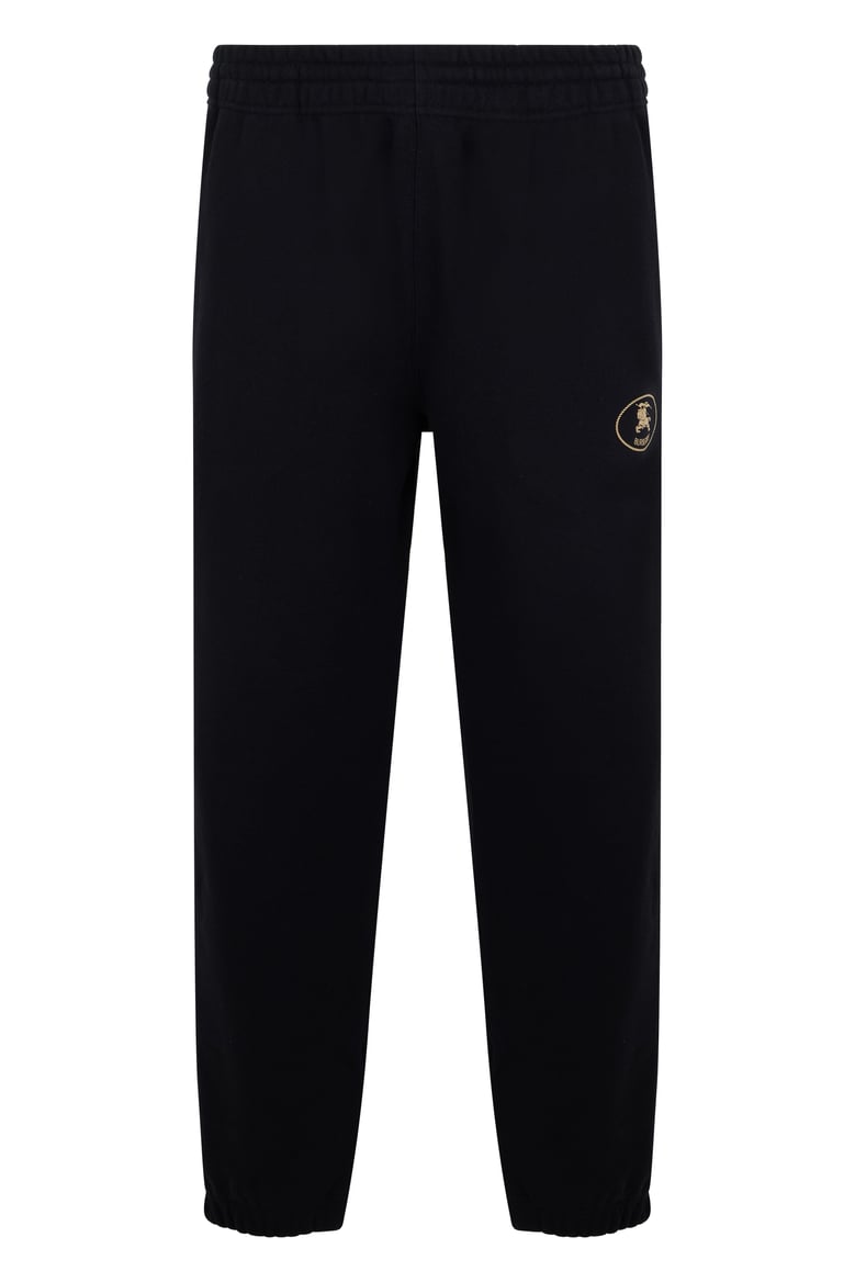 track pants black cotton by Selfnex
