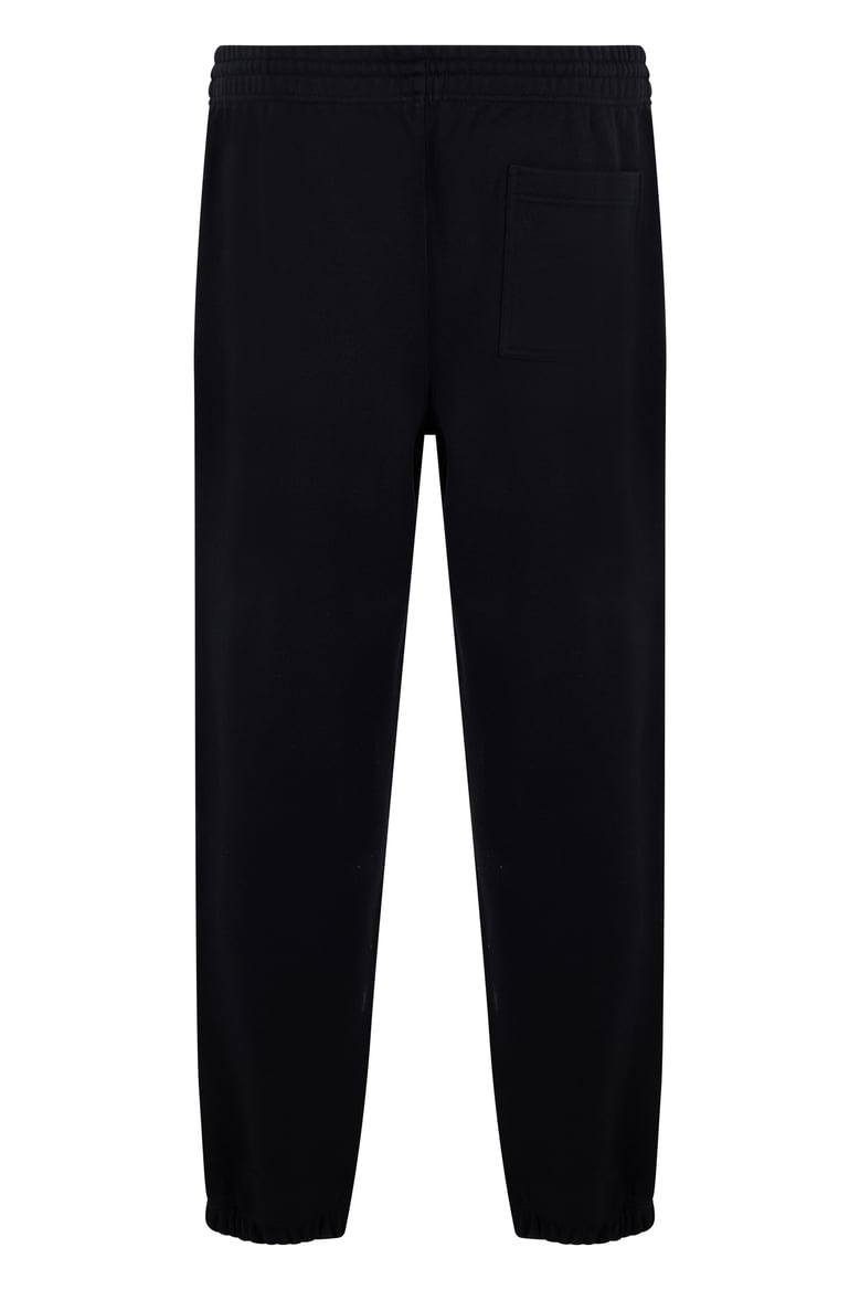 track pants black cotton by Selfnex