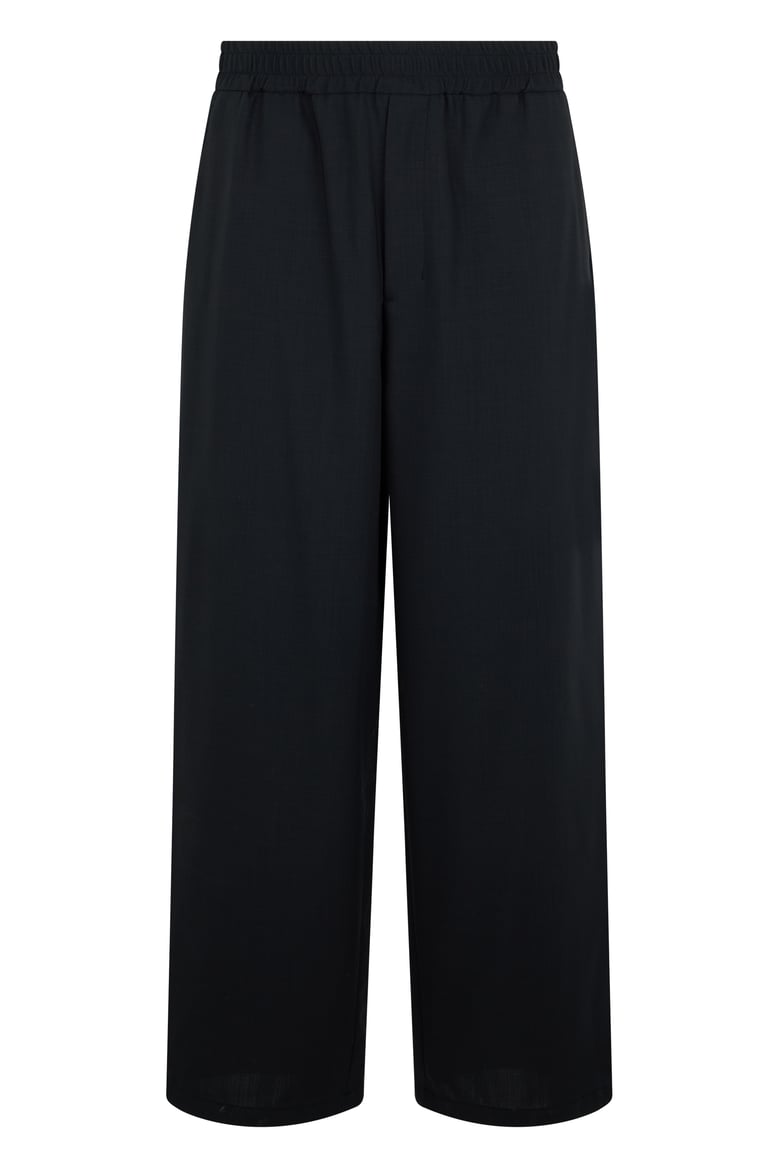 tailored trousers with elastic waist by Selfnex