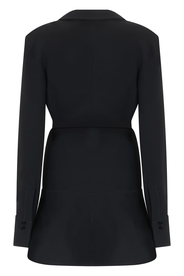dress crepe chemisier black by Selfnex