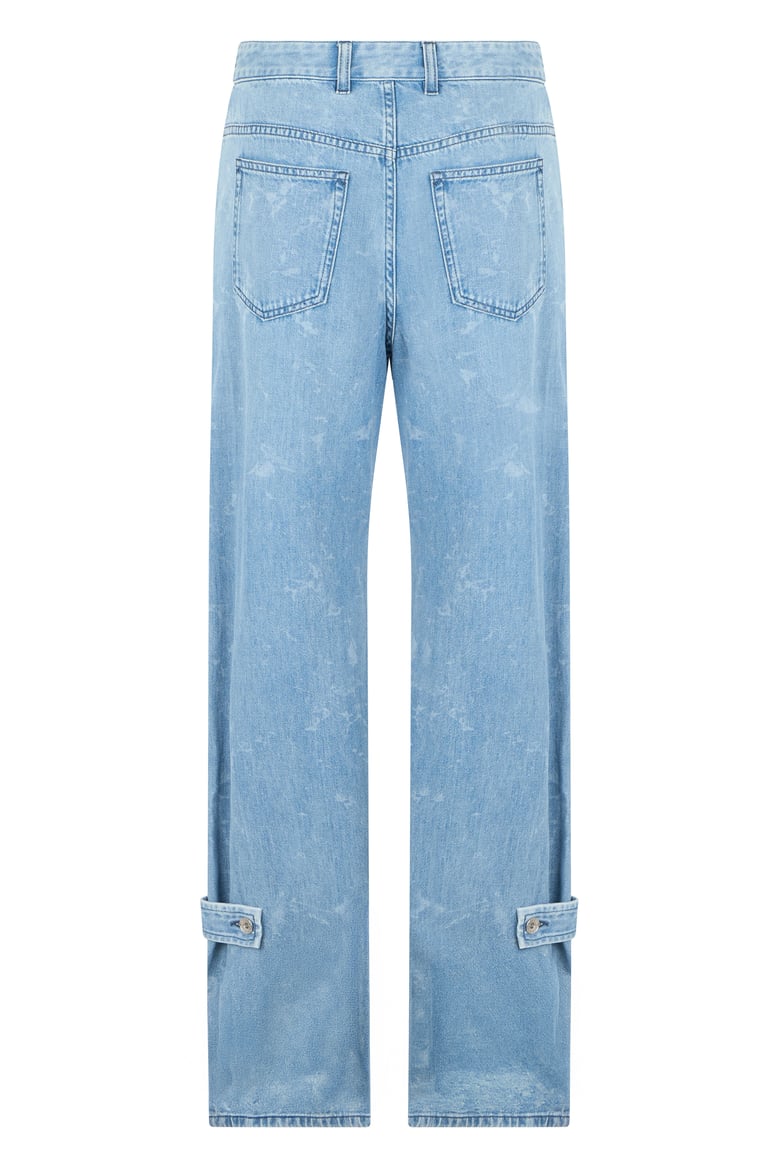 straight-leg jeans light blue by Selfnex