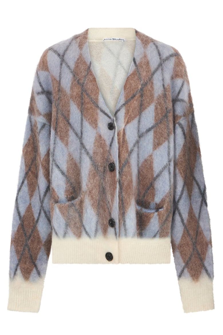 cardigan mohair blend light blue by Selfnex