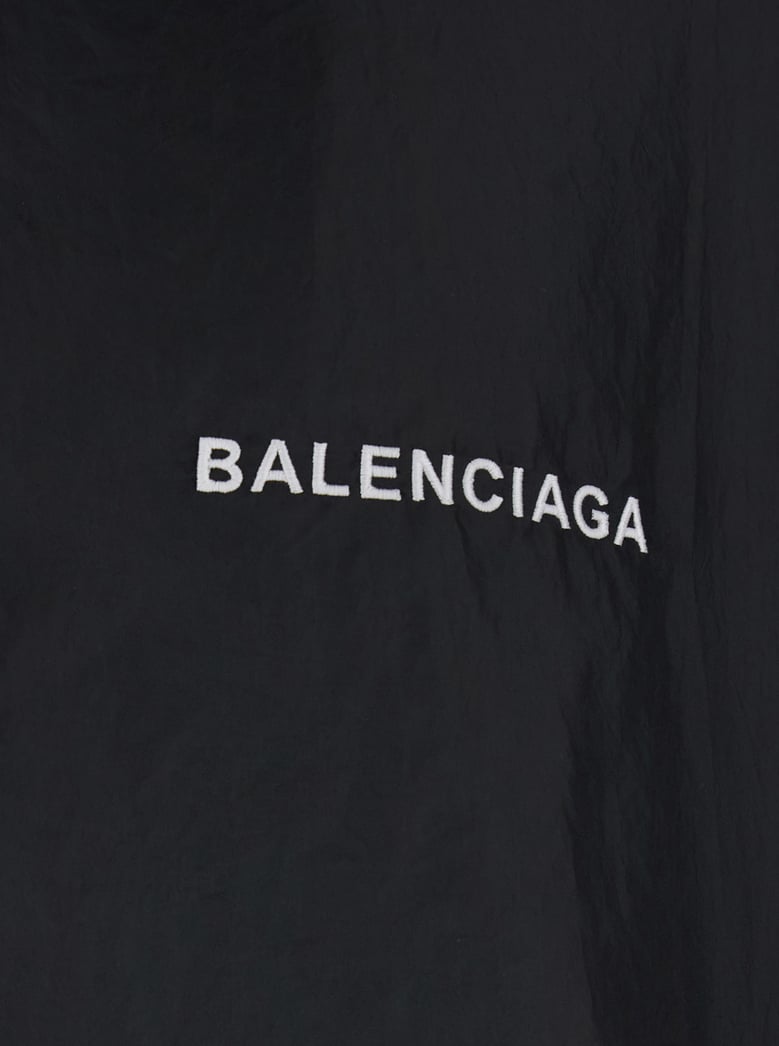 black jacket with logo details by Selfnex