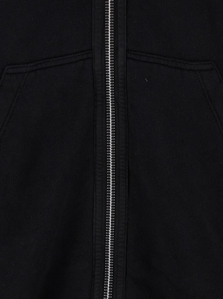black hoodie with kangaroo pocket by Selfnex