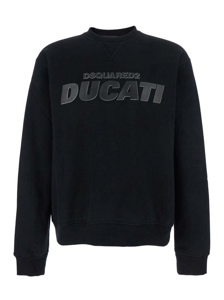 ducati x d2 black sweatshirt with logo by Selfnex
