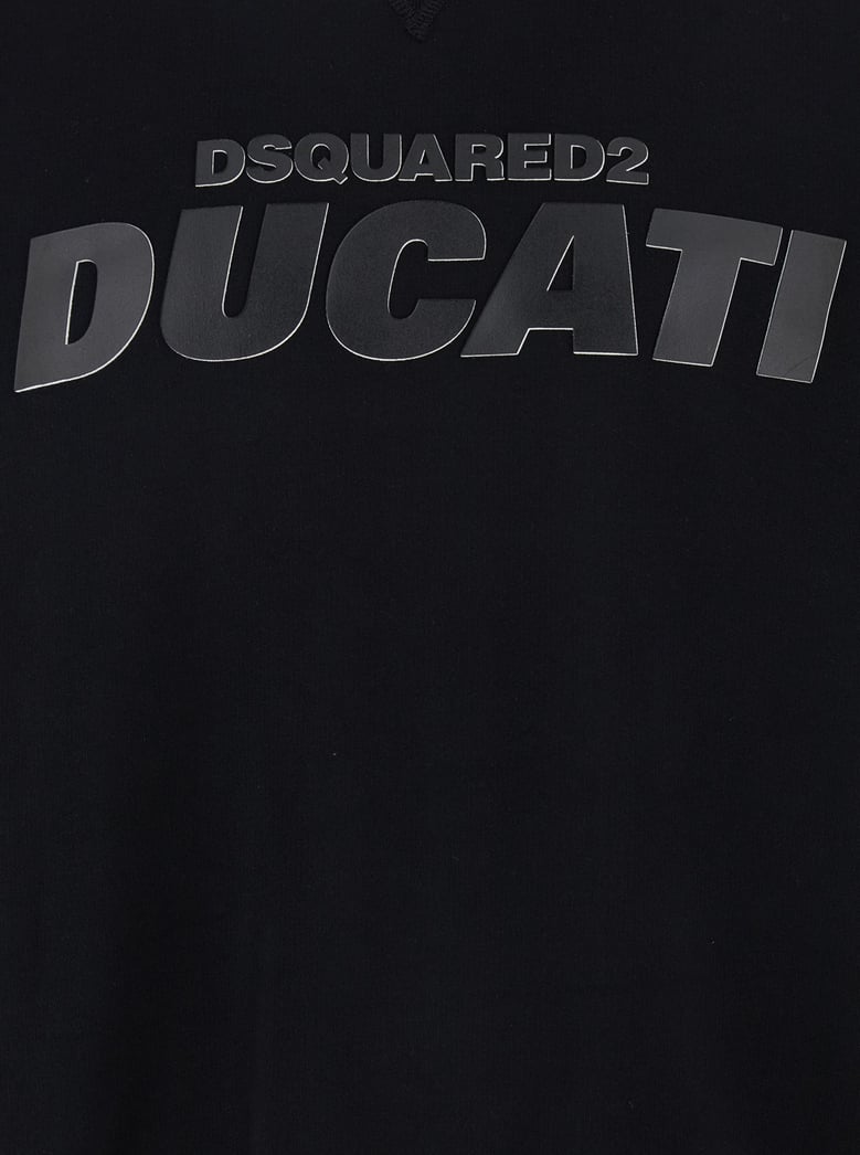 ducati x d2 black sweatshirt with logo by Selfnex