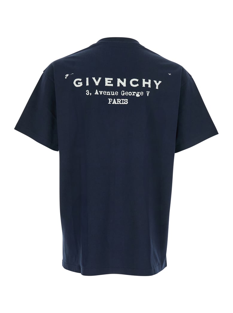 blue t-shirt with logo by Selfnex