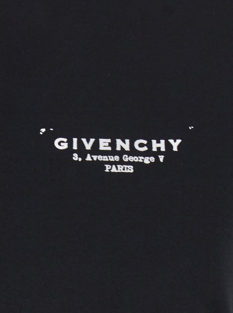 black crewneck t-shirt with logo by Selfnex