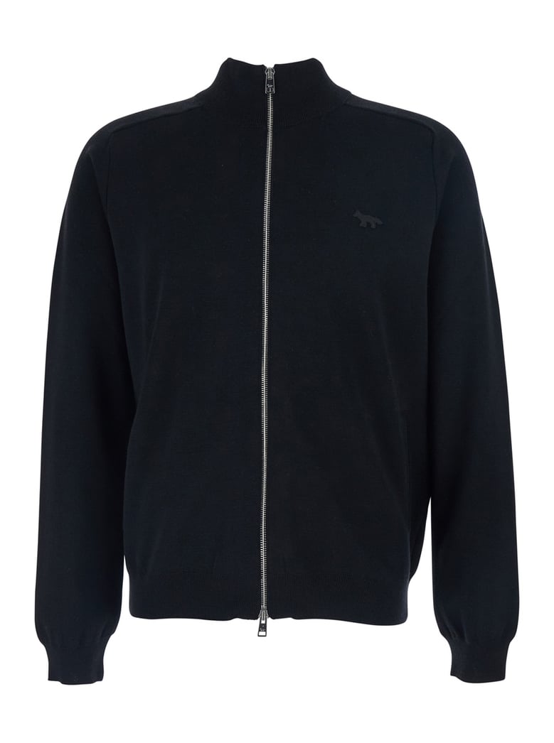 black wool sweatshirt with high neck by Selfnex