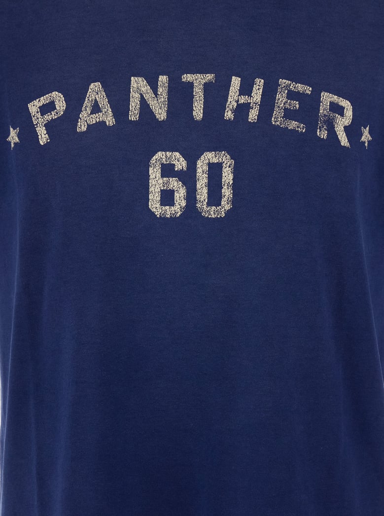 blue crewneck t-shirt with logo by Selfnex