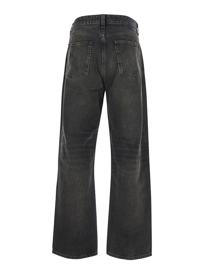 black jeans with belt loops by Selfnex