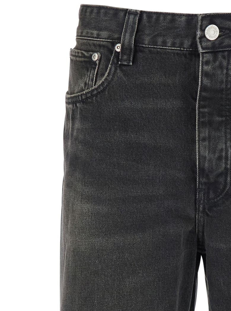black jeans with belt loops by Selfnex
