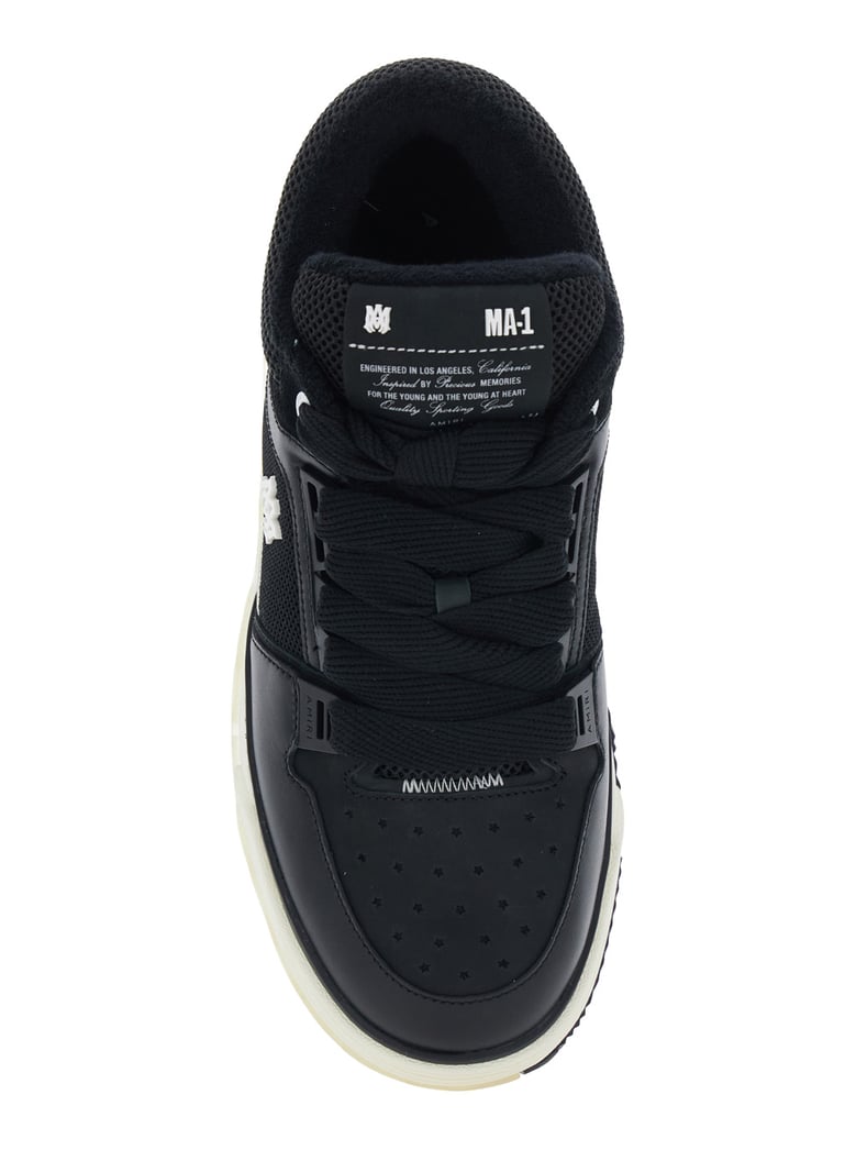 sneakers ma1 black leather by Selfnex