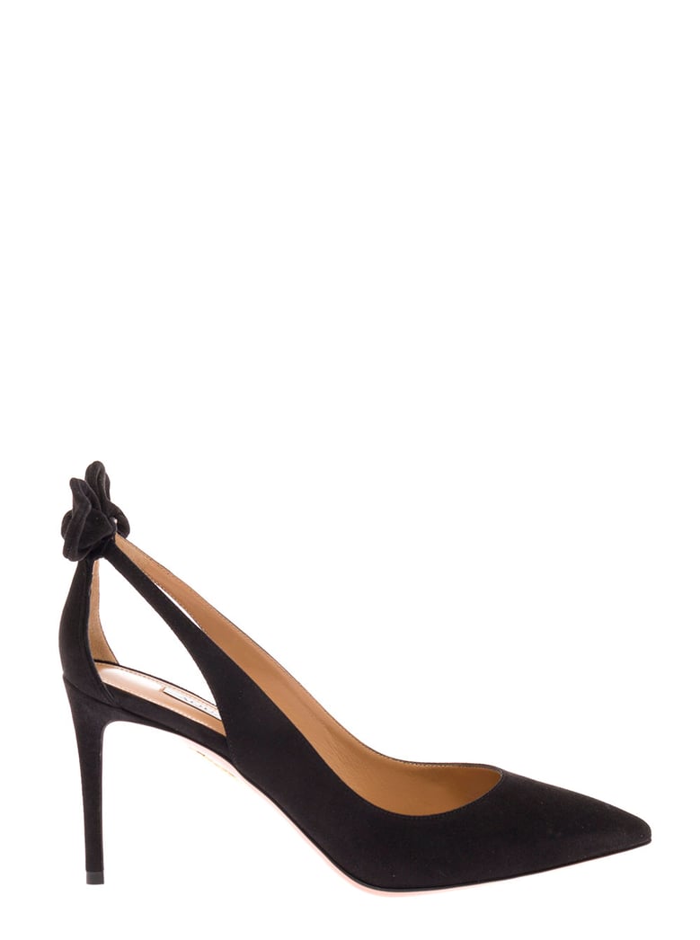 pumps black suede by Selfnex