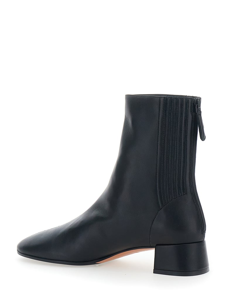 bootie 3 saint honore black leather by Selfnex