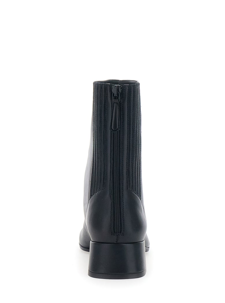 bootie 3 saint honore black leather by Selfnex