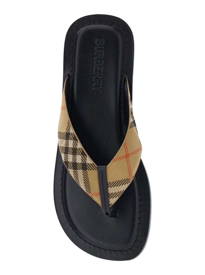 flip-flops beige tech fabric by Selfnex