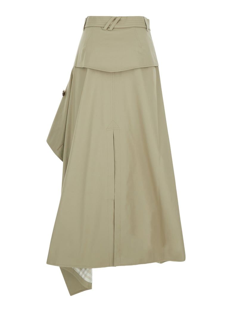 skirt heather beige by Selfnex