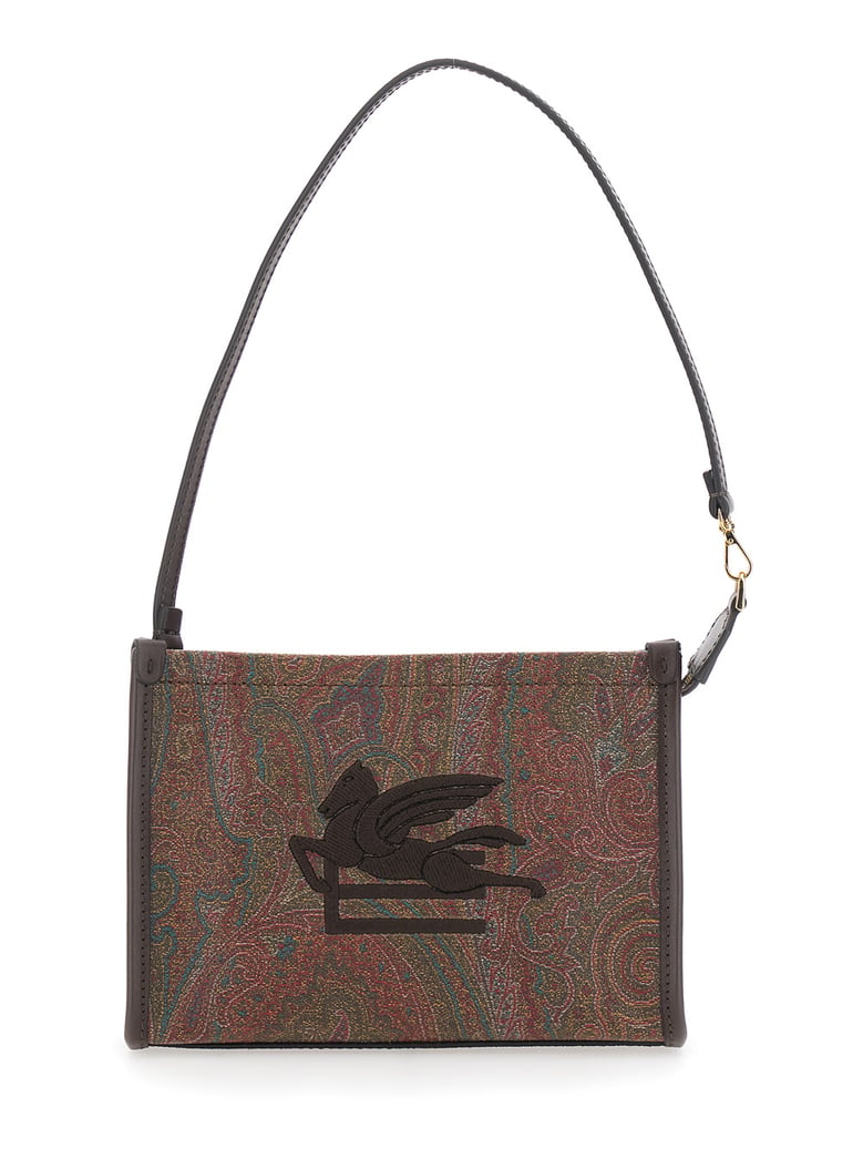 clutch arnica brown cotton-blend by Selfnex