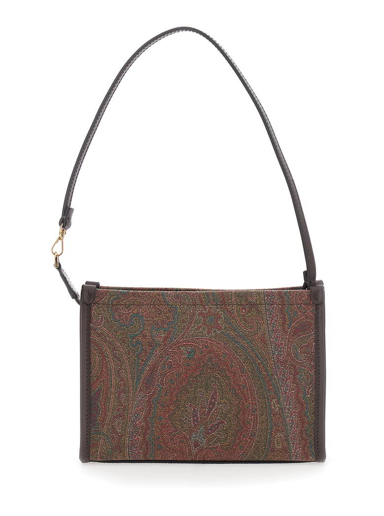 clutch arnica brown cotton-blend by Selfnex