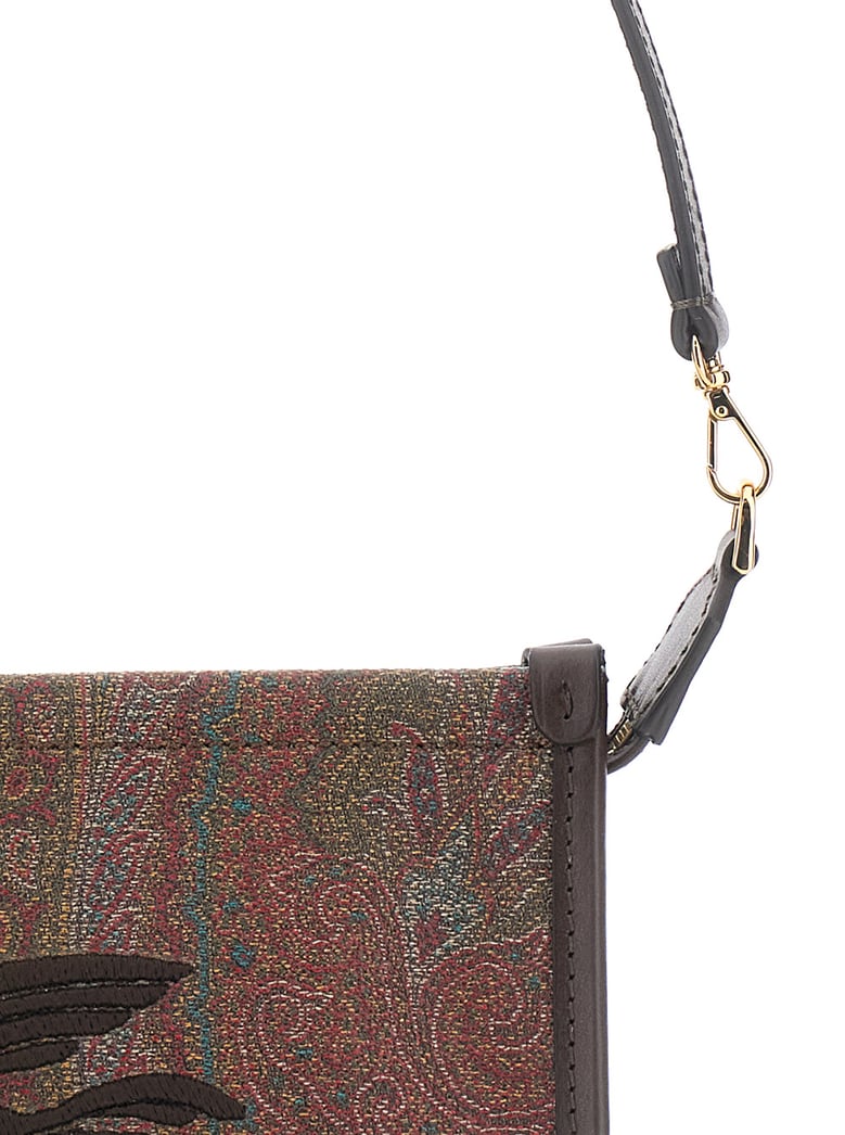 clutch arnica brown cotton-blend by Selfnex